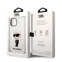 Karl Lagerfeld KLHCP14MSNIKBCH iPhone 14 Plus 6,7" hardcase biały/white Silicone Ikonik