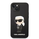 Karl Lagerfeld KLHCP14MSNIKBCK iPhone 14 Plus 6,7" hardcase czarny/black Silicone Ikonik