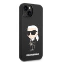 Karl Lagerfeld KLHCP14MSNIKBCK iPhone 14 Plus 6,7" hardcase czarny/black Silicone Ikonik