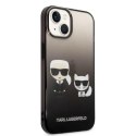 Karl Lagerfeld KLHCP14MTGKCK iPhone 14 Plus 6,7" hardcase czarny/black Gradient Ikonik Karl & Choupette