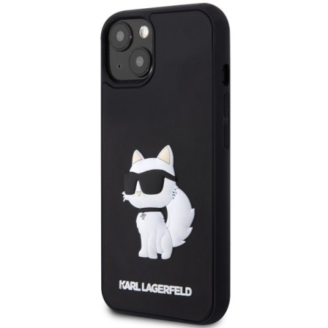 Karl Lagerfeld KLHCP14S3DRKHNK iPhone 14 6.1" czarny/black hardcase Rubber Choupette 3D