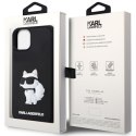 Karl Lagerfeld KLHCP14S3DRKHNK iPhone 14 6.1" czarny/black hardcase Rubber Choupette 3D