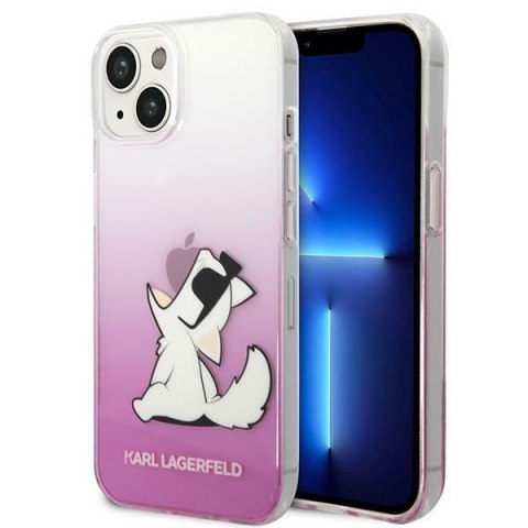 Karl Lagerfeld KLHCP14SCFNRCPI iPhone 14 6,1" hardcase różowy/pink Choupette Fun