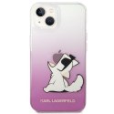 Karl Lagerfeld KLHCP14SCFNRCPI iPhone 14 6,1" hardcase różowy/pink Choupette Fun