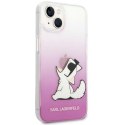 Karl Lagerfeld KLHCP14SCFNRCPI iPhone 14 6,1" hardcase różowy/pink Choupette Fun