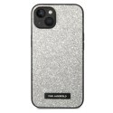 Karl Lagerfeld KLHCP14SG2ELS iPhone 14 6,1" hardcase srebrny/silver Glitter Plaque Logo