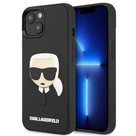 Karl Lagerfeld KLHCP14SKH3DBK iPhone 14 6,1" czarny/black hardcase 3D Rubber Karl`s Head