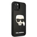 Karl Lagerfeld KLHCP14SKH3DBK iPhone 14 6,1" czarny/black hardcase 3D Rubber Karl`s Head