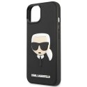 Karl Lagerfeld KLHCP14SKH3DBK iPhone 14 6,1" czarny/black hardcase 3D Rubber Karl`s Head