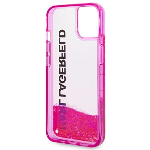 Karl Lagerfeld KLHCP14SLCKVF iPhone 14 6,1" różowy/pink hardcase Liquid Glitter Elong
