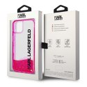 Karl Lagerfeld KLHCP14SLCKVF iPhone 14 6,1" różowy/pink hardcase Liquid Glitter Elong