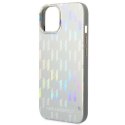 Karl Lagerfeld KLHCP14SLGMMSV3 iPhone 14 6,1" hardcase srebrny/silver Monogram Iridescent