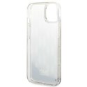 Karl Lagerfeld KLHCP14SLMNMS iPhone 14 6,1" hardcase srebrny/silver Liquid Glitter Monogram