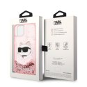 Karl Lagerfeld KLHCP14SLNCHCP iPhone 14 6,1" różowy/pink hardcase Glitter Choupette Head