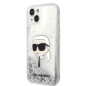 Karl Lagerfeld KLHCP14SLNKHCH iPhone 14 6,1" srebrny/silver hardcase Glitter Karl Head