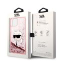 Karl Lagerfeld KLHCP14SLNKHCP iPhone 14 6,1" różowy/pink hardcase Glitter Karl Head