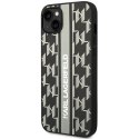 Karl Lagerfeld KLHCP14SPGKLSKG iPhone 14 6,1" hardcase szary/grey Monogram Stripe