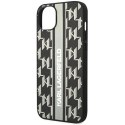 Karl Lagerfeld KLHCP14SPGKLSKG iPhone 14 6,1" hardcase szary/grey Monogram Stripe