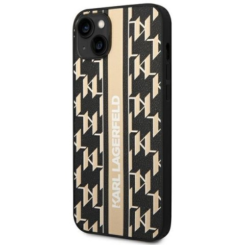 Karl Lagerfeld KLHCP14SPGKLSKW iPhone 14 6,1" hardcase brązowy/brown Monogram Stripe
