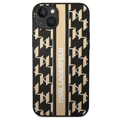 Karl Lagerfeld KLHCP14SPGKLSKW iPhone 14 6,1" hardcase brązowy/brown Monogram Stripe