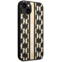 Karl Lagerfeld KLHCP14SPGKLSKW iPhone 14 6,1" hardcase brązowy/brown Monogram Stripe