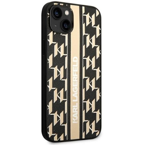 Karl Lagerfeld KLHCP14SPGKLSKW iPhone 14 6,1" hardcase brązowy/brown Monogram Stripe