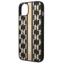 Karl Lagerfeld KLHCP14SPGKLSKW iPhone 14 6,1" hardcase brązowy/brown Monogram Stripe