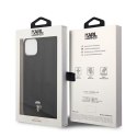 Karl Lagerfeld KLHCP14SPSQPK iPhone 14 6,1" hardcase czarny/black Puffy Ikonik Pin