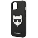 Karl Lagerfeld KLHCP14SSAPCHK iPhone 14 6,1" hardcase czarny/black Saffiano Choupette Head Patch