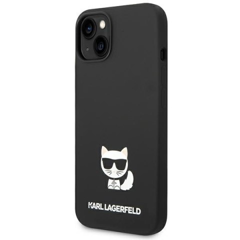 Karl Lagerfeld KLHCP14SSLCTBK iPhone 14 6,1" hardcase czarny/black Silicone Choupette Body