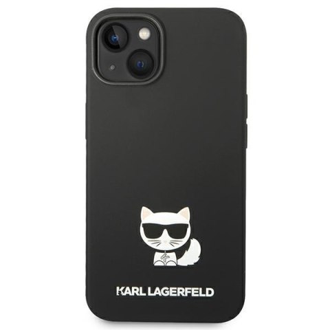 Karl Lagerfeld KLHCP14SSLCTBK iPhone 14 6,1" hardcase czarny/black Silicone Choupette Body