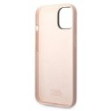 Karl Lagerfeld KLHCP14SSLKHLP iPhone 14 6,1" hardcase różowy/pink Silicone Karl`s Head