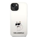 Karl Lagerfeld KLHCP14SSNCHBCH iPhone 14 6,1" hardcase biały/white Silicone Choupette