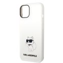 Karl Lagerfeld KLHCP14SSNCHBCH iPhone 14 6,1" hardcase biały/white Silicone Choupette