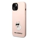 Karl Lagerfeld KLHCP14SSNCHBCP iPhone 14 6,1" hardcase różowy/pink Silicone Choupette