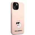 Karl Lagerfeld KLHCP14SSNCHBCP iPhone 14 6,1" hardcase różowy/pink Silicone Choupette