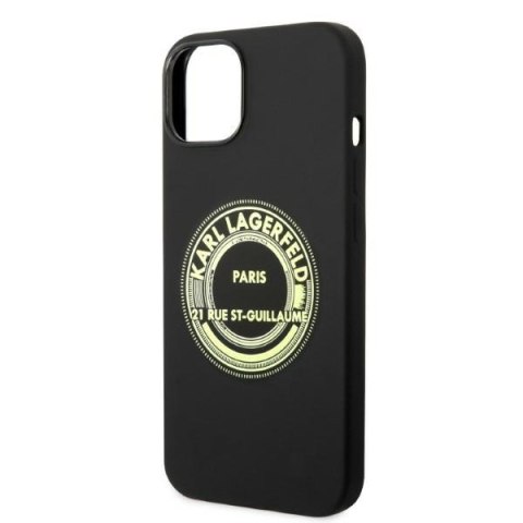 Karl Lagerfeld KLHCP14SSRSGRCK iPhone 14 6,1" hardcase czarny/black Silicone RSG