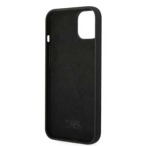 Karl Lagerfeld KLHCP14SSRSGRCK iPhone 14 6,1" hardcase czarny/black Silicone RSG
