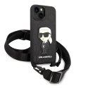 Karl Lagerfeld KLHCP14SSTKMK iPhone 14 6,1" czarny/black hardcase Monogram Ikonik Patch