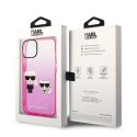 Karl Lagerfeld KLHCP14STGKCP iPhone 14 6,1" hardcase różowy/pink Gradient Ikonik Karl & Choupette