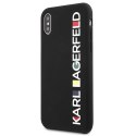 Karl Lagerfeld KLHCPXBHWHBK iPhone X/XS hardcase czarny/black Glossy Bauhaus