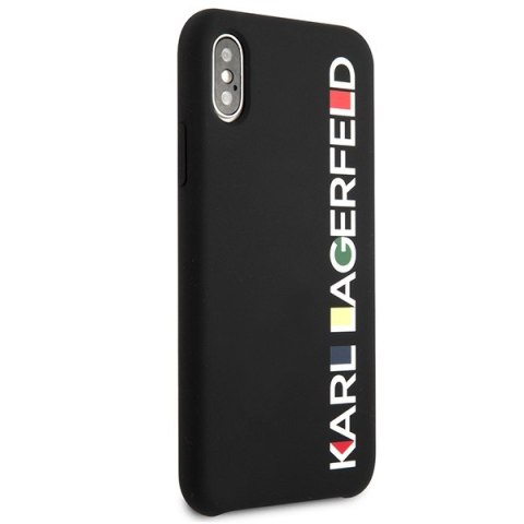 Karl Lagerfeld KLHCPXBHWHBK iPhone X/XS hardcase czarny/black Glossy Bauhaus