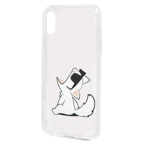 Karl Lagerfeld KLHCPXCFNRC iPhone X/Xs hardcase transparent Choupette Fun