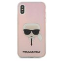 Karl Lagerfeld KLHCPXPCKHML iPhone X/Xs multicolor hardcase Iridescent Karl`s Head