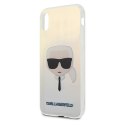 Karl Lagerfeld KLHCPXPCKHML iPhone X/Xs multicolor hardcase Iridescent Karl`s Head