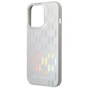 Karl Lagerfeld KLHCP14XLGMMSV3 iPhone 14 Pro Max 6,7" hardcase srebrny/silver Monogram Iridescent