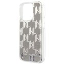 Karl Lagerfeld KLHCP14XLMNMS iPhone 14 Pro Max 6,7" hardcase srebrny/silver Liquid Glitter Monogram