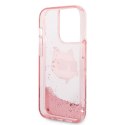 Karl Lagerfeld KLHCP14XLNCHCP iPhone 14 Pro Max 6,7" różowy/pink hardcase Glitter Choupette Head