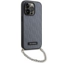 Karl Lagerfeld KLHCP14XSACKLHPG iPhone 14 Pro Max 6.7" srebrny/silver hardcase Saffiano Monogram Chain