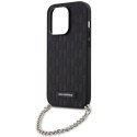 Karl Lagerfeld KLHCP14XSACKLHPK iPhone 14 Pro Max 6.7" czarny/black hardcase Saffiano Monogram Chain
